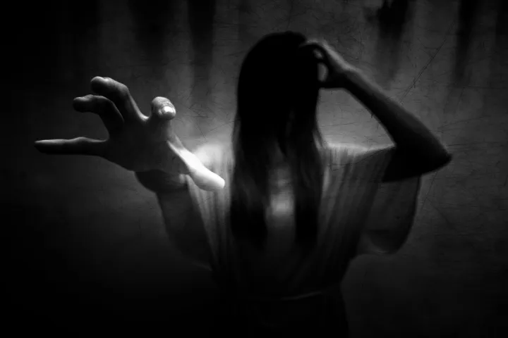 a close up of a blur