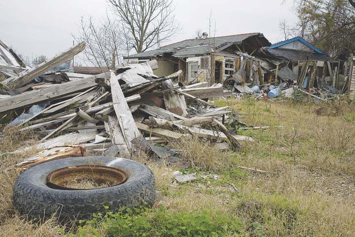 Ninth ward after Katrina